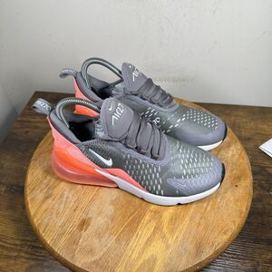 Nike Air Max 270 GS Gunsmoke Marathon Shoes Women's Size 7.5 943346-001